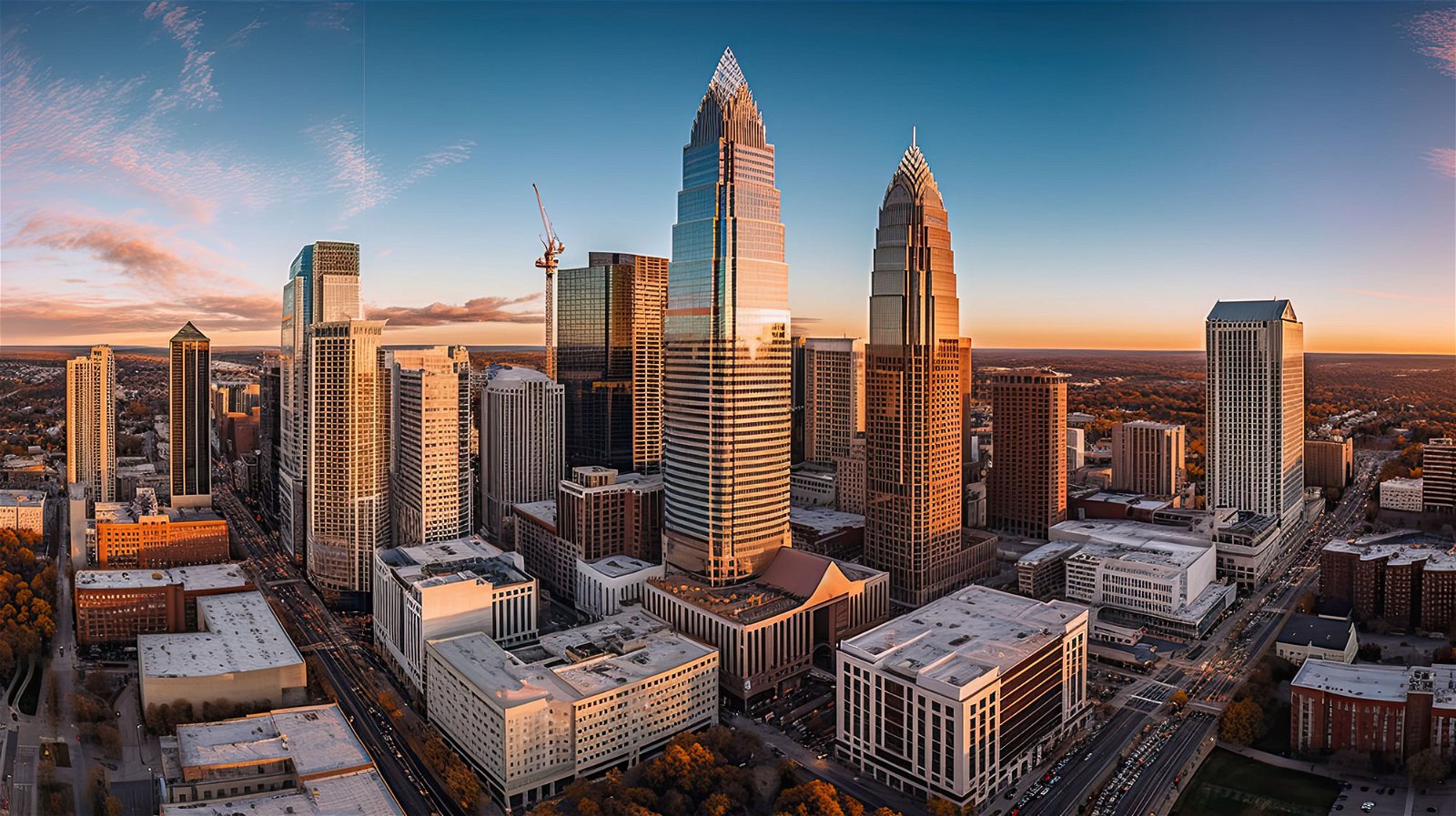 Picture of downtown Charlotte.