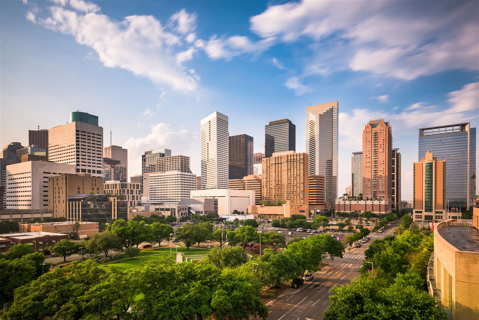 Picture of downtown Houston.
