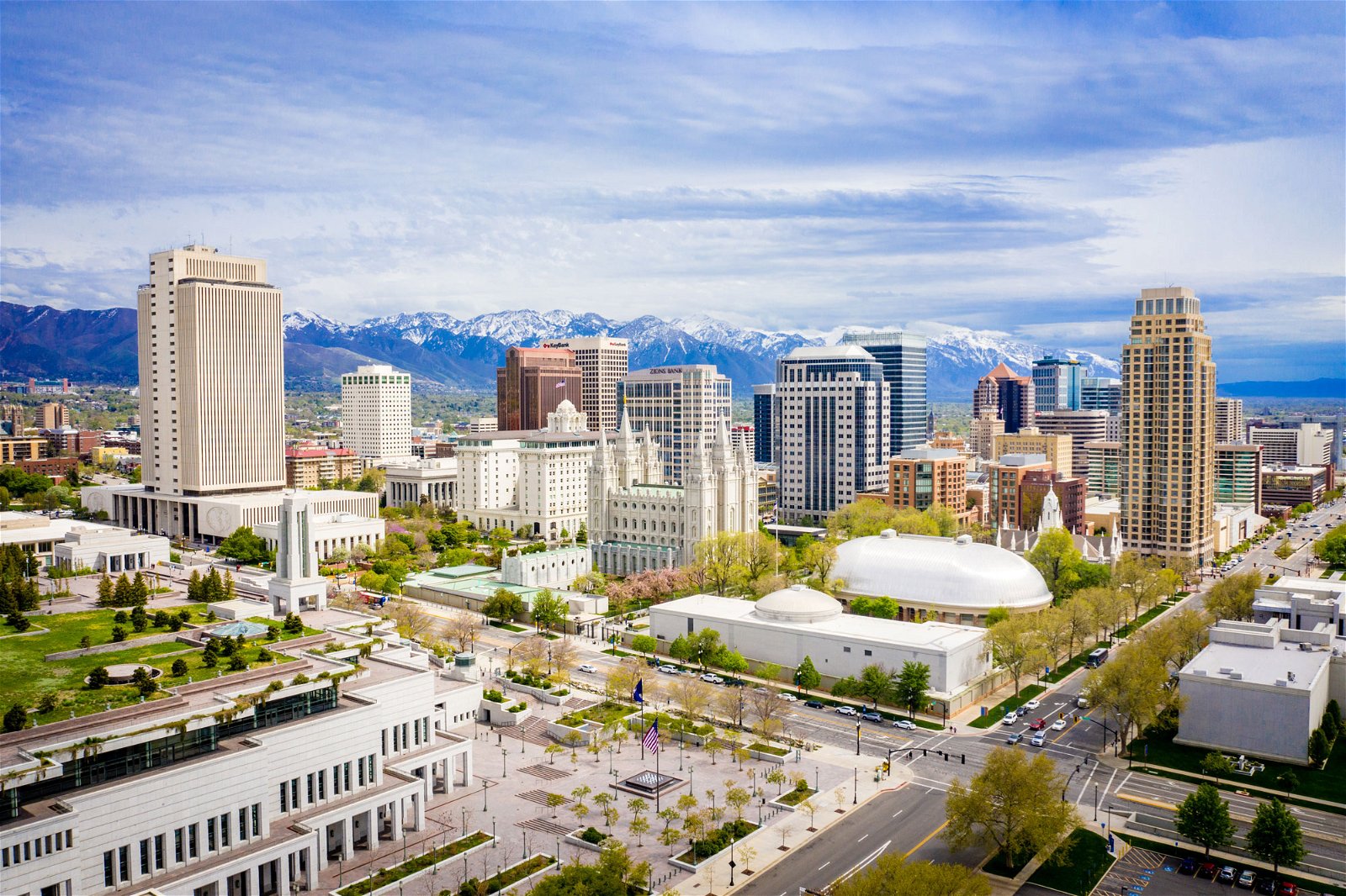 Picture of downtown Salt Lake City.